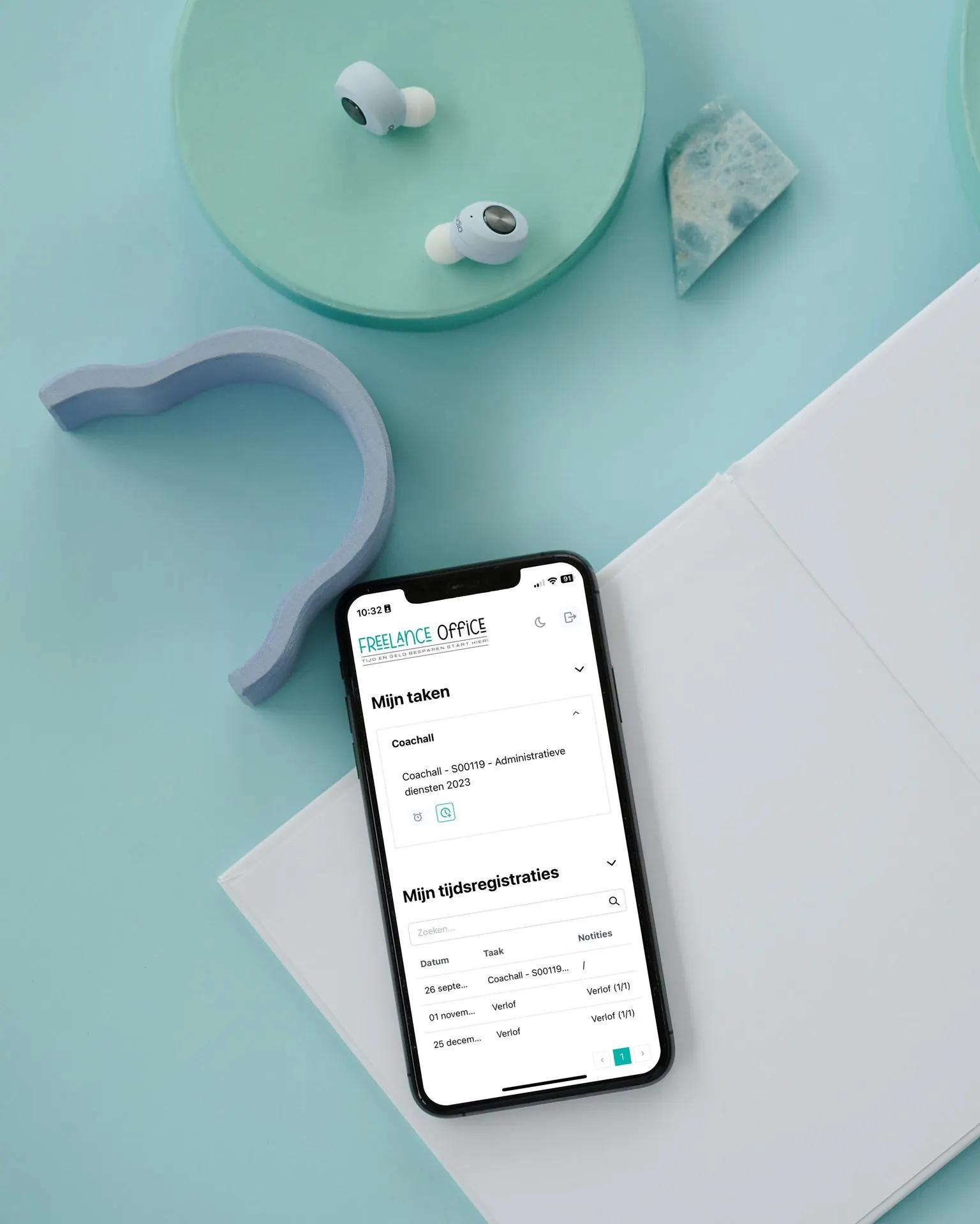 mockup freelance office